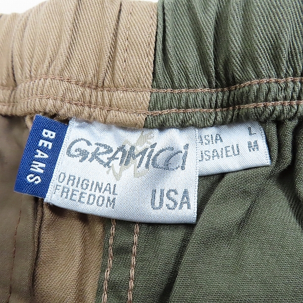 実際に弊社で買取させて頂いた【未使用】GRAMICCI×BEAMS/グラミチ×ビームス コットンショーツ GMP-20S1449/Lの画像 2枚目
