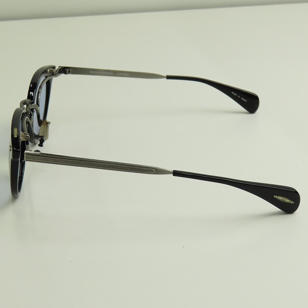 実際に弊社で買取させて頂いたOLIVER PEOPLES/オリバーピープルズ Mckinley/マッキンリー BK ボストン型跳ね上げタイプ サングラス/アイウェアの画像 2枚目