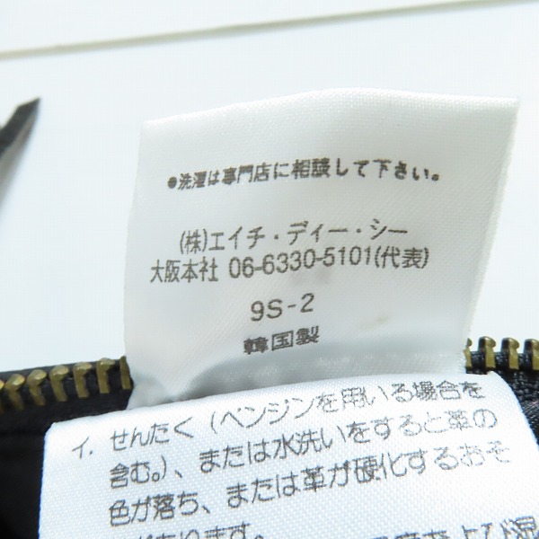 実際に弊社で買取させて頂いたHARLEY-DAVIDSON/ハーレーダビッドソン レザー Tシャツ ブラック/Lの画像 4枚目