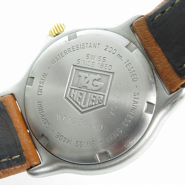 実際に弊社で買取させて頂いたTAG HEUER/タグホイヤー プロフェッショナル クオーツ WI1250-K0の画像 4枚目