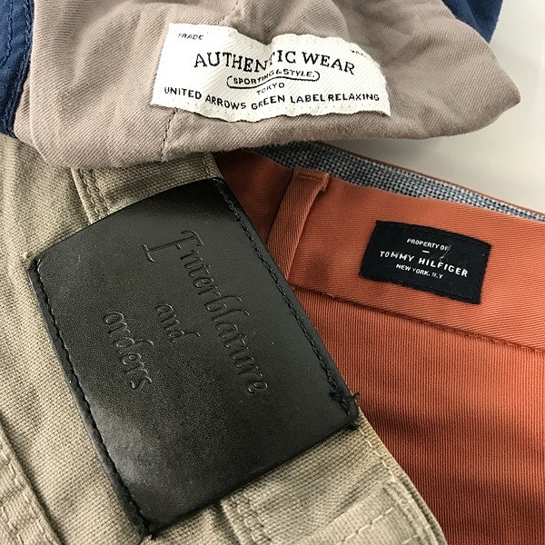 実際に弊社で買取させて頂いた【おまとめ】ユナイテッドアローズ/トミーヒルフィガー/ナノユニバース 他 カーゴ/チノパンツ 等
