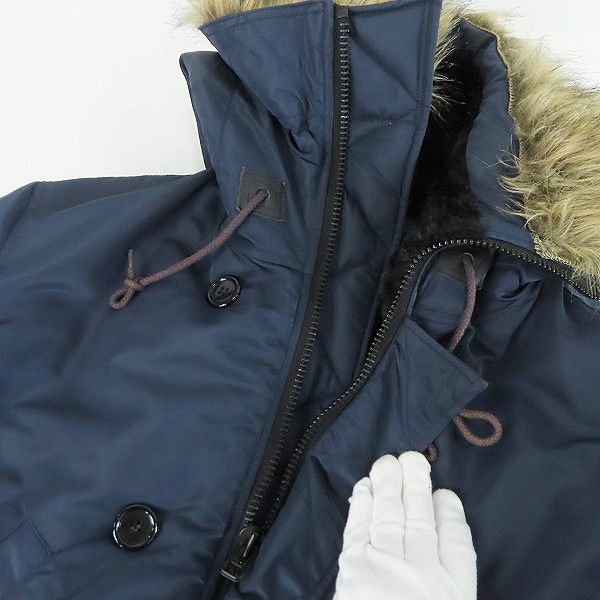 実際に弊社で買取させて頂いたBUZZ RICKSON'S/バズリクソンズ UNITED CARR N-3B フライトジャケット UC12802/XLの画像 2枚目