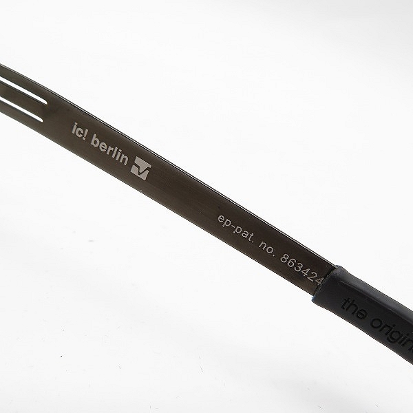 実際に弊社で買取させて頂いたic! berlin/アイシーベルリン model paul メガネフレーム/眼鏡/アイウェア 863424の画像 5枚目