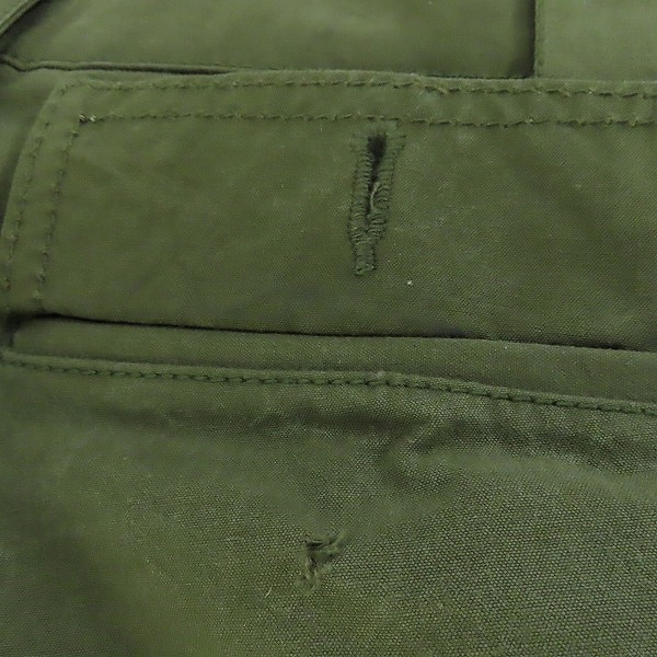 実際に弊社で買取させて頂いたBACKLASH/バックラッシュ ミリタリーテント カーキ カーゴパンツ 1047-01 の画像 6枚目