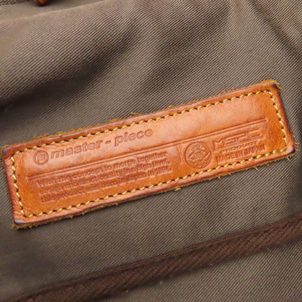 実際に弊社で買取させて頂いたmaster-piece/マスターピース TRAMP 2WAY メッセンジャーバッグ/トートバッグ 12392の画像 4枚目
