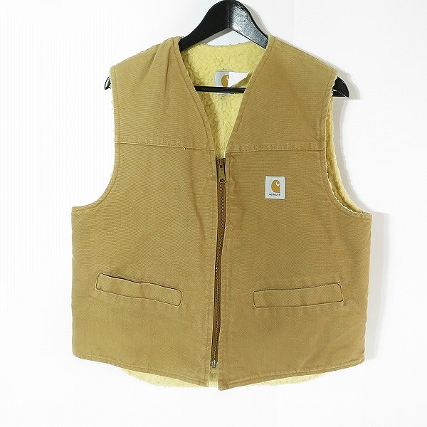 実際に弊社で買取させて頂いたCarhartt/カーハート ダック地 ボア ワークベスト L