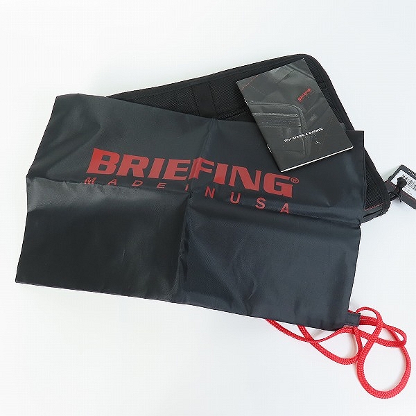 実際に弊社で買取させて頂いたBRIEFING /ブリーフィング A4 PAD ドキュメントケース ブラック BRF077219-010の画像 6枚目