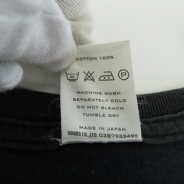 実際に弊社で買取させて頂いたNUMBER(N)INE/ナンバーナイン Tシャツ 00SS I LOVE GOTHAM/2の画像 3枚目