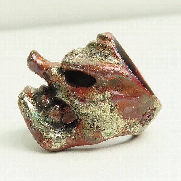 実際に弊社で買取させて頂いた【ギャラ付き】STARLINGEAR/スターリンギア パンチャーカラス天狗リング 19.5-20.5号の画像 2枚目