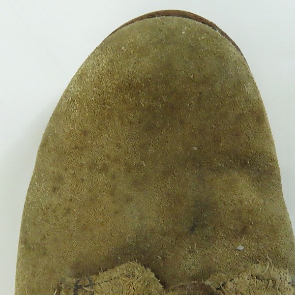 実際に弊社で買取させて頂いたREDWING/レッドウィング 7ホール スウェードブーツ/8の画像 7枚目