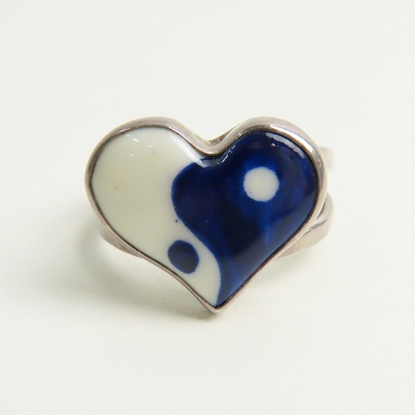 実際に弊社で買取させて頂いたHOLLYWOOD RANCH MARKET/ハリウッドランチマーケット シルバーリング ハート 18号-18.5号の画像 1枚目