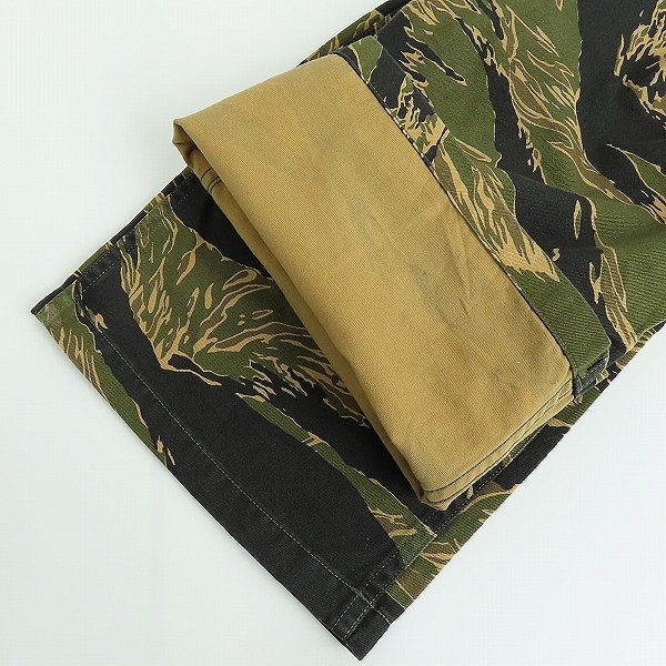 実際に弊社で買取させて頂いたBUZZ RICKSON'S/バズリクソンズ GOLD TIGER PANTS TYPEII/ゴールド タイガー カーゴパンツ  BR40877/XLの画像 7枚目