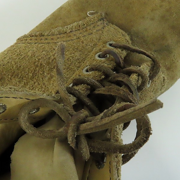 実際に弊社で買取させて頂いたREDWING/レッドウィング 7ホール スウェードブーツ/8の画像 8枚目