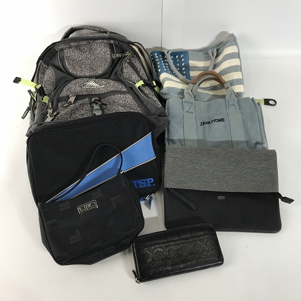 実際に弊社で買取させて頂いた【おまとめ】TAKEO KIKUCHI/タケオキクチ coach/コーチ  FILA/フィラ 他 クラッチバッグ/リュック/財布 等