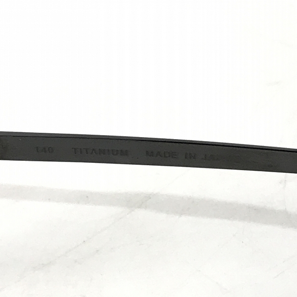 実際に弊社で買取させて頂いたdunhill/ダンヒル 眼鏡/メガネフレーム チタン製 994 の画像 6枚目