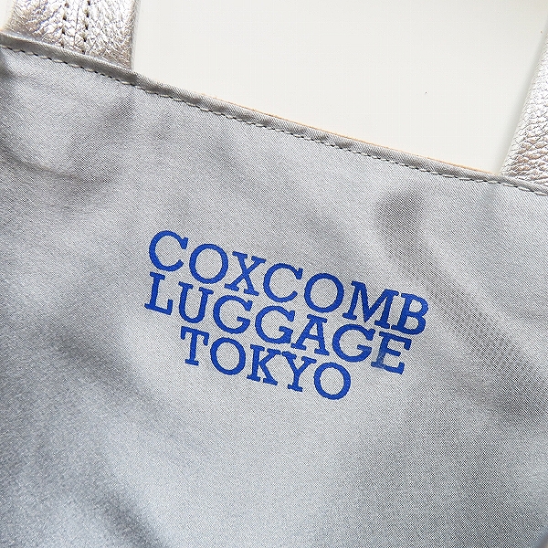実際に弊社で買取させて頂いたCOXCOMB × BEAMS× NASA/コックスコーム×ビームス×ナサ Planets/プラネッツ ゴートレザー トートバッグ の画像 4枚目