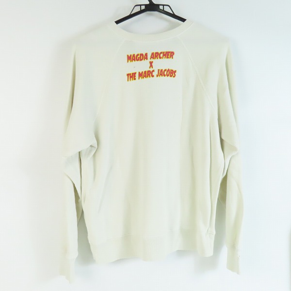 実際に弊社で買取させて頂いたMARC JACOBS×Magda Archer/マーク ジェイコブス×マグダアーチャー ヴィンテージ加工 スウェット XSの画像 1枚目