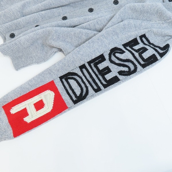 実際に弊社で買取させて頂いたDIESEL/ディーセル 23AW ルーズフィットカーディガン ヴィンテージ加工/Mの画像 7枚目