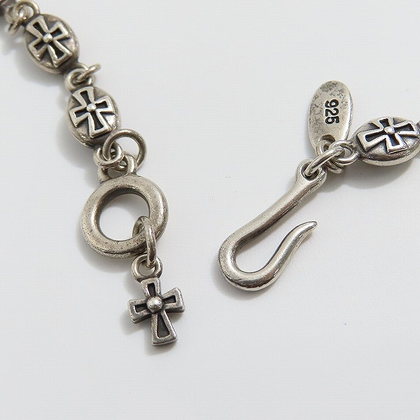 実際に弊社で買取させて頂いたJustin Davis/ジャスティンデイビス ヘビークロスチェーン ネックレス SNJ121 50cmの画像 3枚目