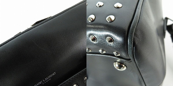 実際に弊社で買取させて頂いたSAINT LAURENT PARIS/サンローランパリ スタッズ ダッフル 2WAY ショルダーバッグ/ハンドバッグ の画像 8枚目