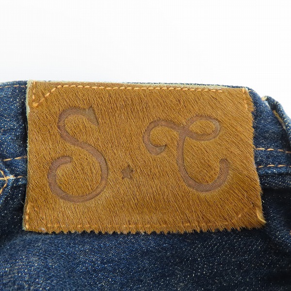 実際に弊社で買取させて頂いたSUGAR CANE/シュガーケーン ロンスター デニムパンツ SC4111H/R W36/L33の画像 3枚目