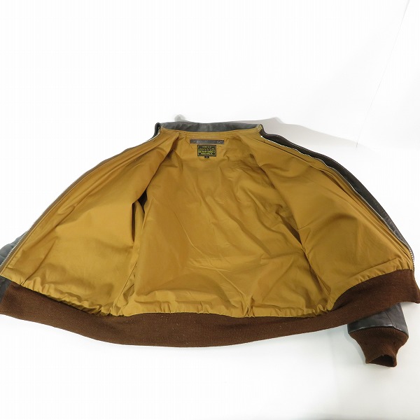 実際に弊社で買取させて頂いたTHE REAL McCOY'S/ザ・リアルマッコイズ A-2 フライトジャケット 41-6330P/42の画像 6枚目