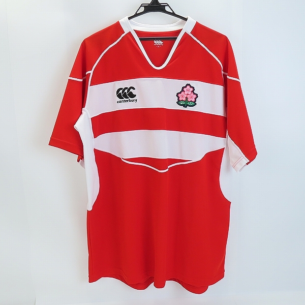実際に弊社で買取させて頂いたCANTERBURY/カンタベリー 2014年 ラグビー日本代表ファーストレプリカシャツ RG33530 /3L
