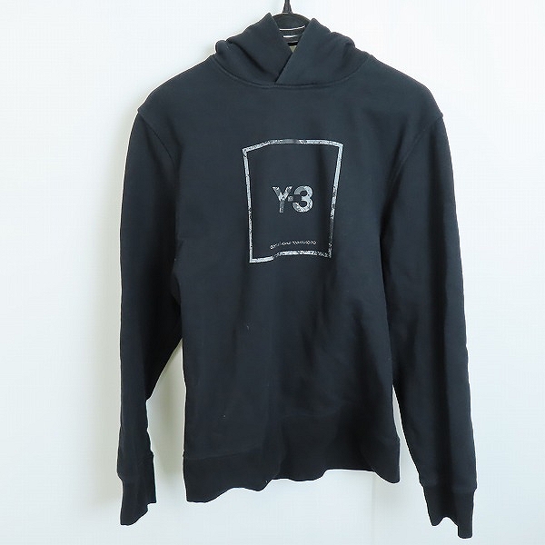 実際に弊社で買取させて頂いたY-3/ワイスリー Yohji Yamamoto×adidas/ヨウジヤマモト×アディダス ロゴ プルオーバー パーカー GV6056 M