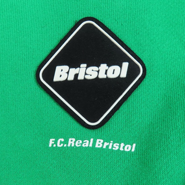 実際に弊社で買取させて頂いたF.C.Real Bristol/エフシーレアルブリストル 22SS LOGO APPLIQUE PULLOVER SWEAT HOODIE パーカー FCRB-220054/Mの画像 4枚目