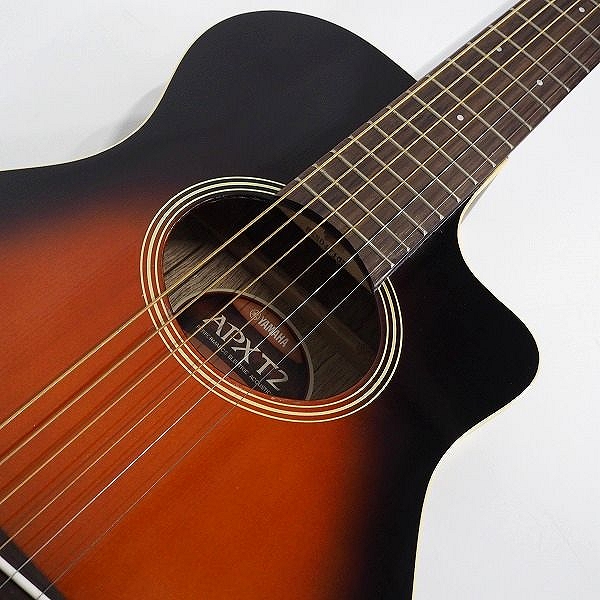 実際に弊社で買取させて頂いた★【難有り】YAMAHA/ヤマハ APXT2 ミニ エレアコ/ミニアコースティックギター トラベラー ソフトケース付の画像 5枚目