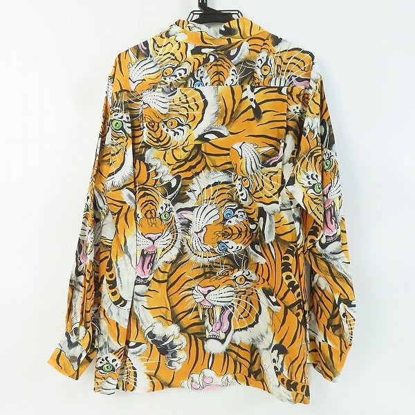 実際に弊社で買取させて頂いたWACKO MARIA/ワコマリア TIM LEHI/ティムリーハイ 21AW HAWAIIAN SHIRT L/S レーヨンシャツ/Mの画像 1枚目