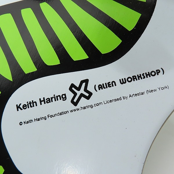 実際に弊社で買取させて頂いたKeith Haring × Alien Workshop/キースヘリング × エイリアンワークス スネーク デッキスケートボードの画像 6枚目