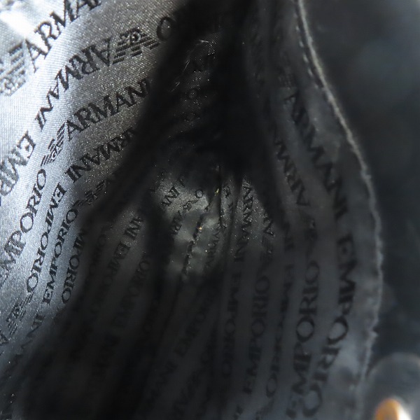 実際に弊社で買取させて頂いたEMPORIO ARMANI/エンポリオアルマーニ イーグルロゴ 総柄 ショルダーバッグの画像 8枚目