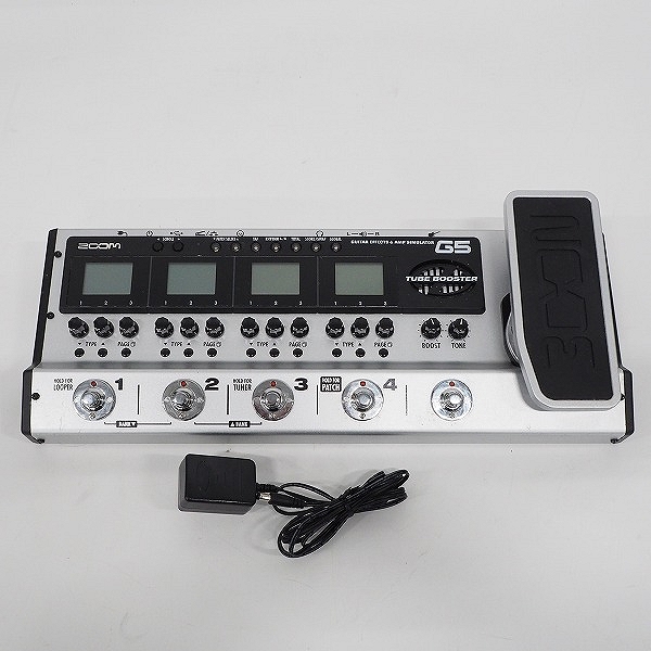 実際に弊社で買取させて頂いたZOOM/ズーム G5 Ver1.10 ギター用 マルチエフェクター・アンプシミュレーター【簡易動作確認済】