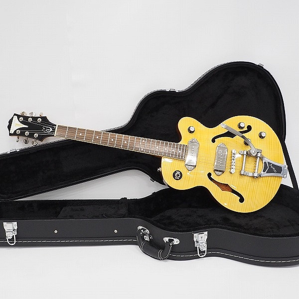実際に弊社で買取させて頂いた★Epiphone/エピフォン  WILDKAT AN 2ND/ワイルドキャット セミアコ Bigsby搭載 エレキギター ハードケース付