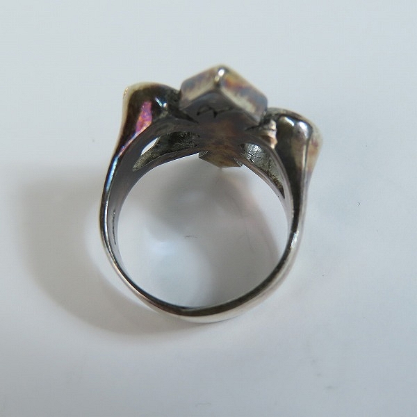 実際に弊社で買取させて頂いたCRAZY PIG/クレイジーピッグ ヘビー フレアーデリス フラットトップ リング/指輪 16号の画像 5枚目