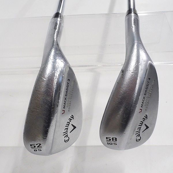 実際に弊社で買取させて頂いたCallaway/キャロウェイ MACK DADDY 2 FORGED/フォージド ウェッジ 52°/8S・58°/10S 2本セット N.S.PROの画像 1枚目