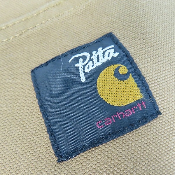 実際に弊社で買取させて頂いたCARHARTT WIP×PATTA/カーハート×パタ CHORE PATTA ジャケット/Mの画像 9枚目