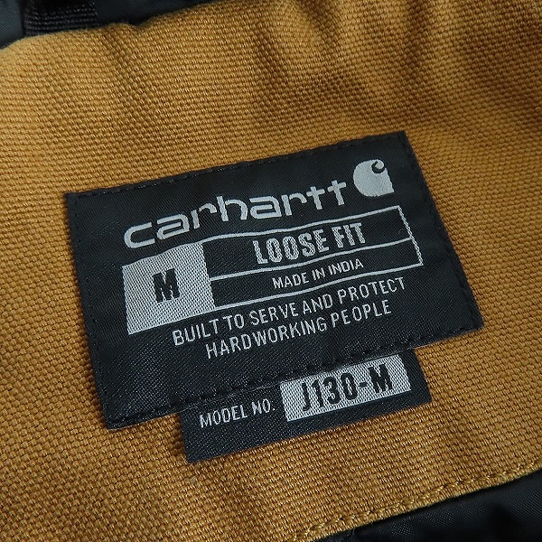 実際に弊社で買取させて頂いたCarhartt/カーハート ウォッシュドダックインシュレイティッドアクティブジャケット 104050 ブラウン/Mの画像 2枚目