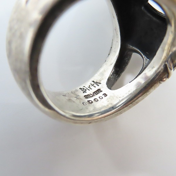 実際に弊社で買取させて頂いたBloody Mary/ブラッディマリー ARCHIVE BIRTH RING バース リング 20.5-21.5号の画像 7枚目