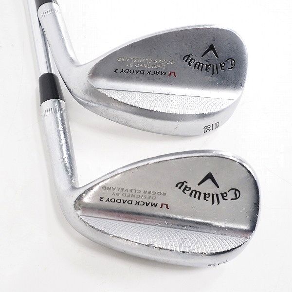 実際に弊社で買取させて頂いたCallaway/キャロウェイ MACK DADDY 2 FORGED/フォージド ウェッジ 52°/8S・58°/10S 2本セット N.S.PROの画像 4枚目