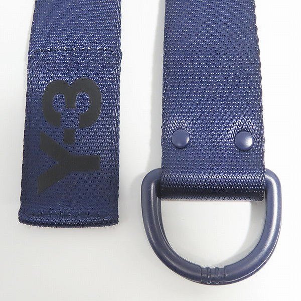 実際に弊社で買取させて頂いたY-3/ワイスリー adidas/アディダス×Yohji Yamamoto/ヨウジヤマモト ロゴ ベルトの画像 1枚目