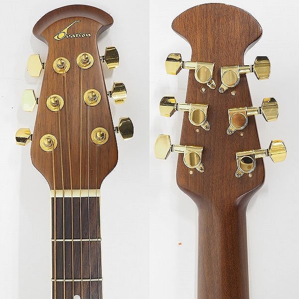 実際に弊社で買取させて頂いた★Ovation/オベーション Celebrity Deluxe CS247 エレアコ/アコースティックギター/アコギ ハードケース付の画像 2枚目