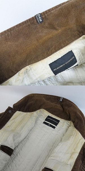 実際に弊社で買取させて頂いたSVG ARCHIVES byNEIGHBORHOOD/エスブイジーアーカイブスバイネイバーフッド  08AW コーデュロイブルゾン /GWSV-JK-M01/Lの画像 9枚目