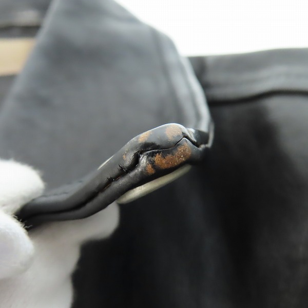 実際に弊社で買取させて頂いたISAMU KATAYAMA BACKLASH/バックラッシュ ロイヤルフラッシュ別注 カウレザー ダブルライダース R1498-06/XLの画像 6枚目