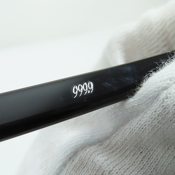 実際に弊社で買取させて頂いた999.9/フォーナインズ メガネフレーム アイウェア NP-61の画像 6枚目