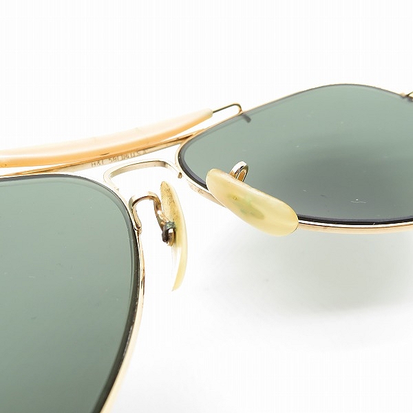 実際に弊社で買取させて頂いたRay-Ban/レイバン B&L/ボシュロム社製 ティアドロップ型 アイウェア/サングラス ゴールドの画像 4枚目