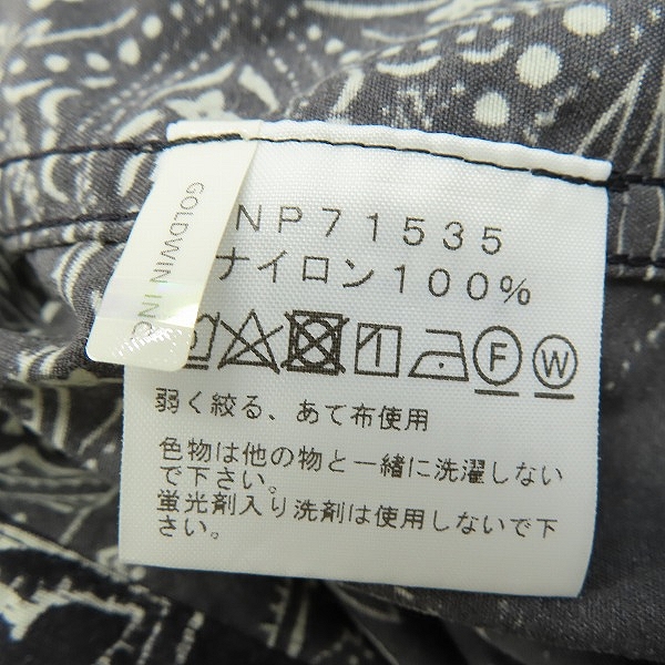 実際に弊社で買取させて頂いたTHE NORTH FACE/ノースフェイス ノベルティコンパクトジャケット バンダナ柄 NP71535/XLの画像 4枚目