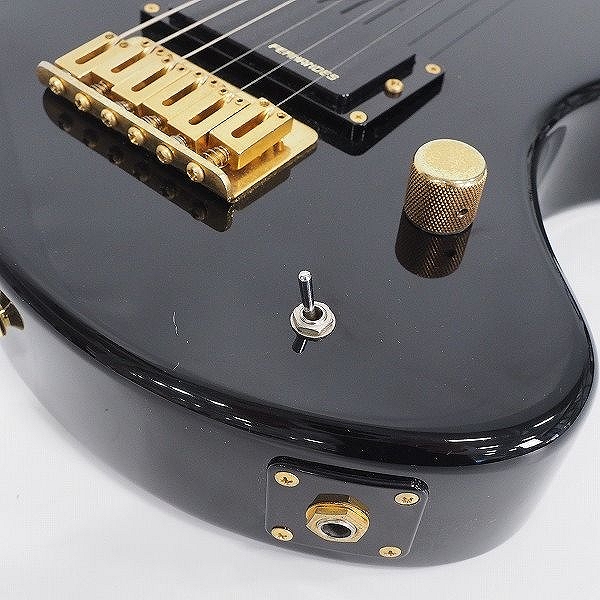 実際に弊社で買取させて頂いた★FERNANDES/フェルナンデス ZO-3C ぞうさん ゴールドパーツ アンプ内蔵ギター マッチングヘッド ソフトケース付 の画像 6枚目
