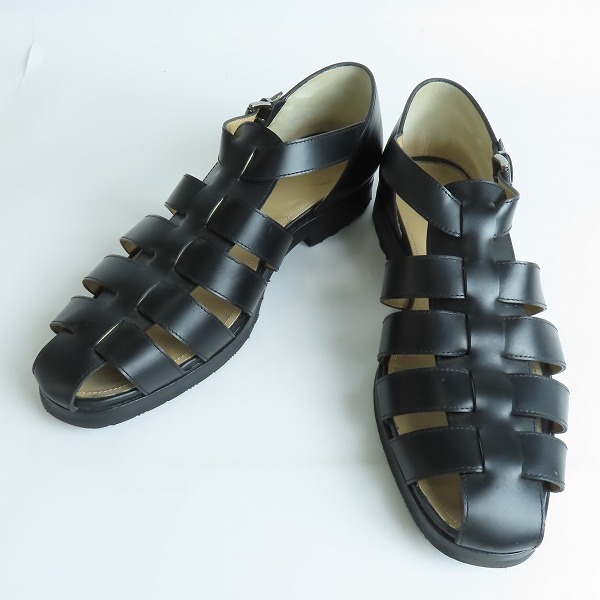 実際に弊社で買取させて頂いたPARABOOT/パラブーツ FERRET/フェレット レザー グルカサンダル ブラック /8